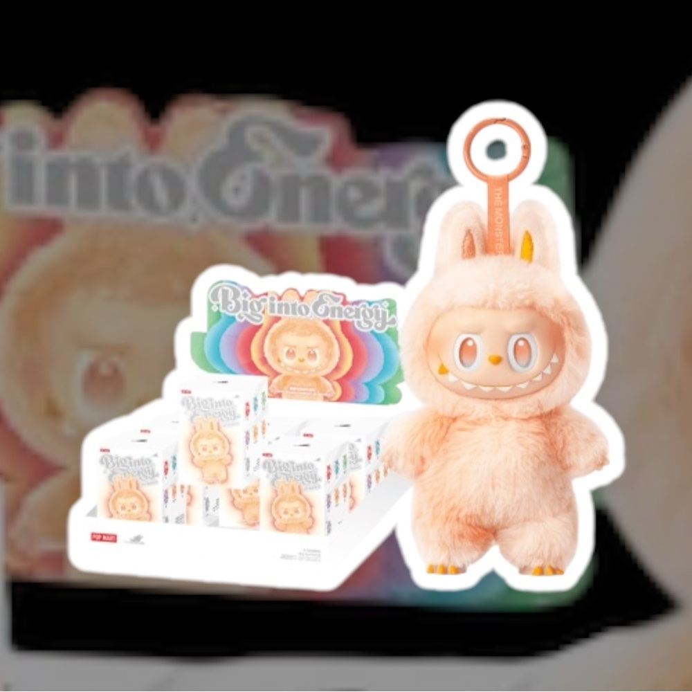 Pop Mart Big Into Energy Collectible Keychain /Bag Charm Price One Blind Box